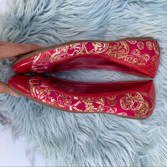 SOLD✨Cole Haan Nike Air Patent Leather Satin Flat - Picture 4 of 8